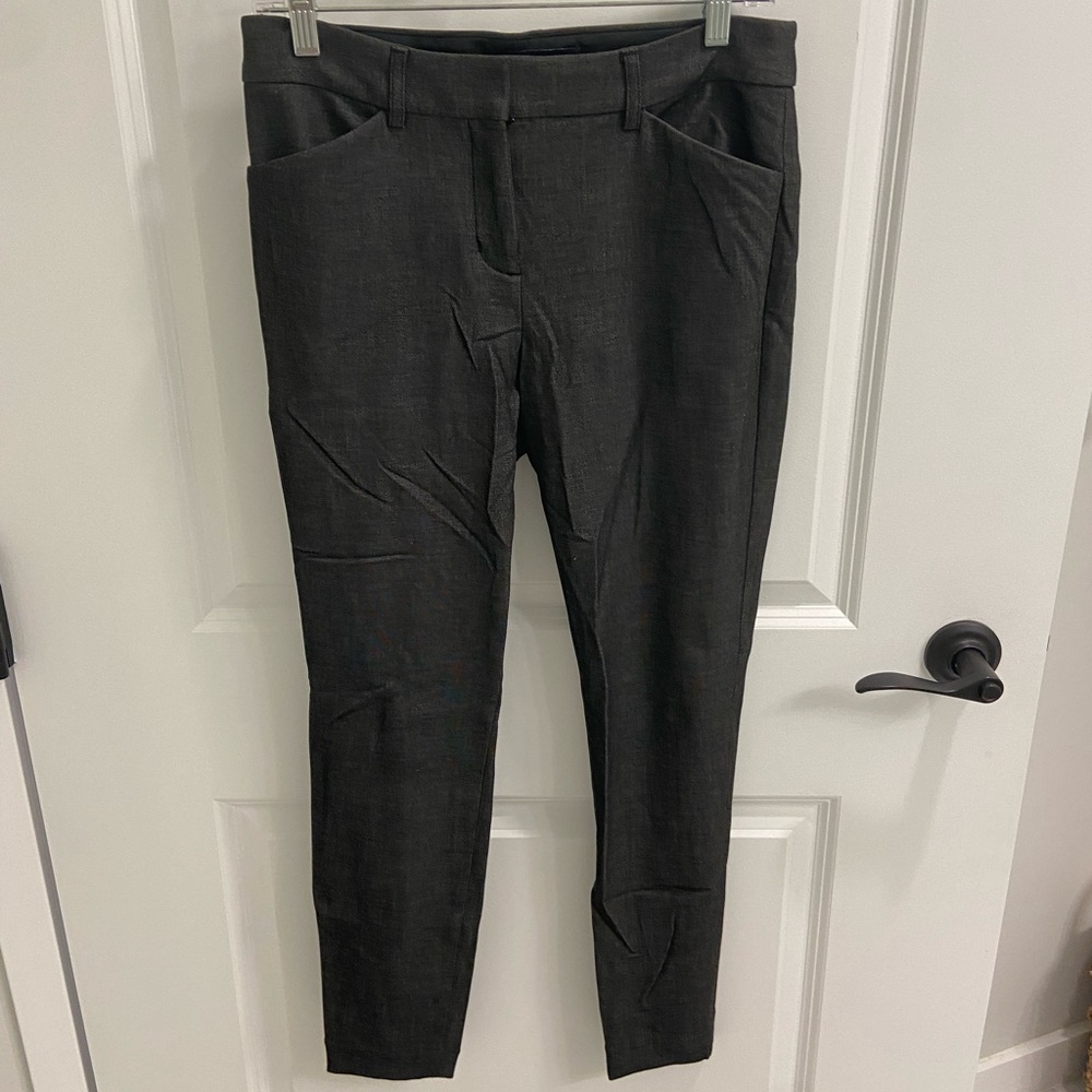 Express Grey Slack Work Skinny Midrise Pants